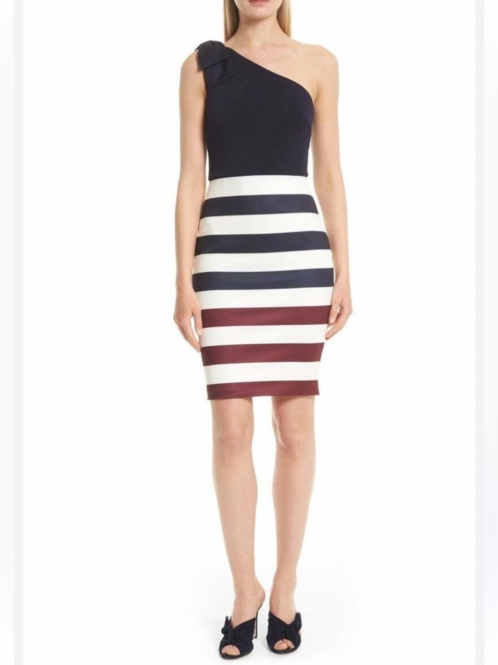 NWT Ted Baker Hilia Rowing Stripe Dress - Red, White & Blue - Size 1 🇺🇸